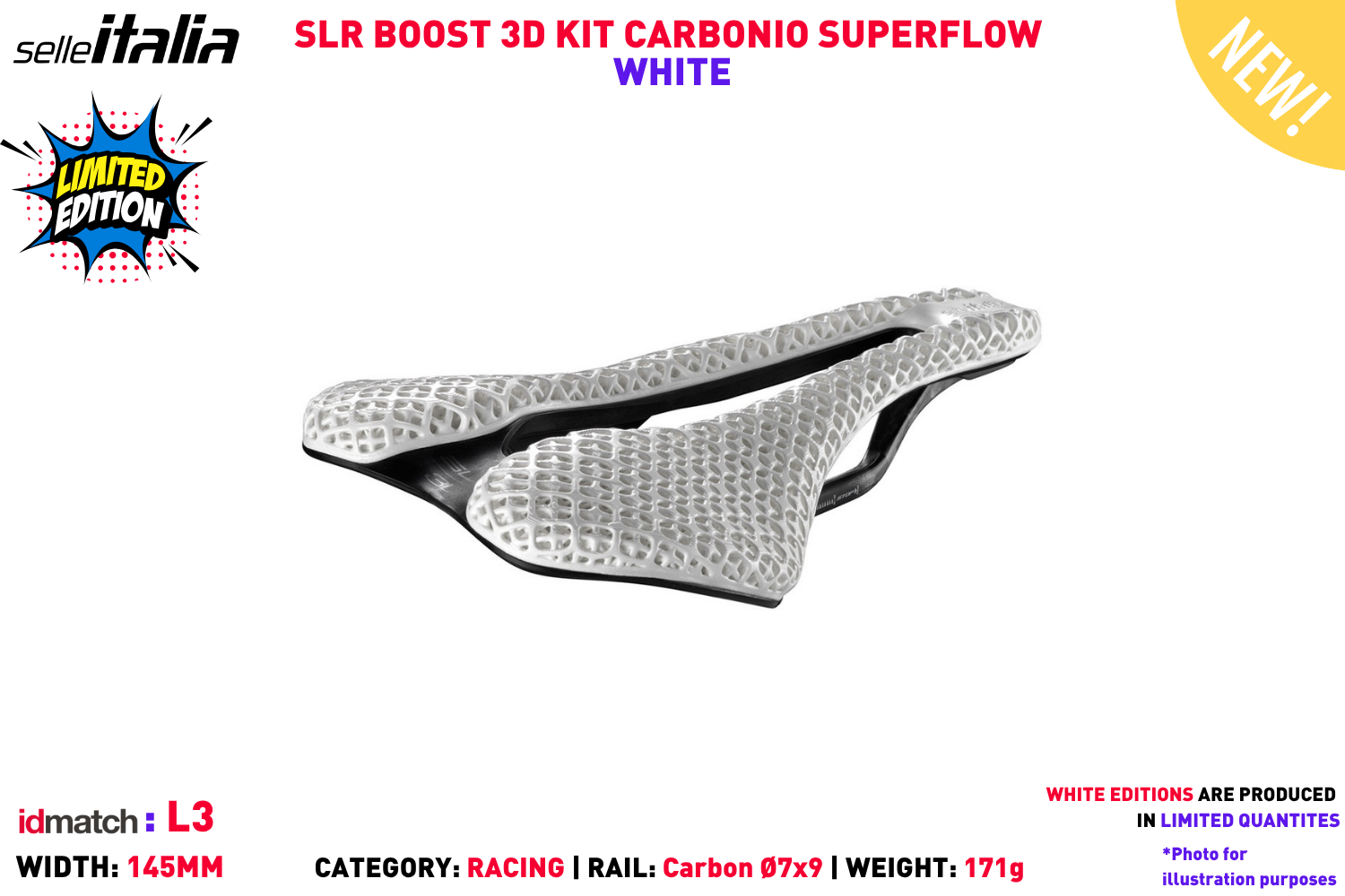 SLR Boost Kit Carbonio Superflow - White - S3 | Hup Leong Company